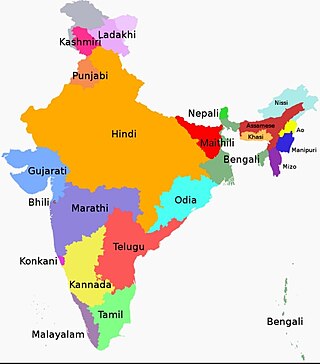 Languages with official recognition in India